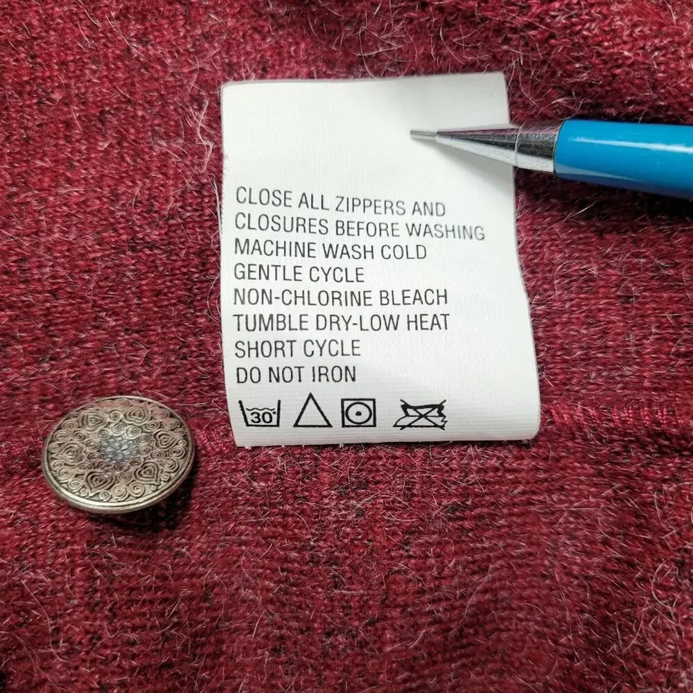 Sierra Sport Mohair Nordic Cardigan size Large